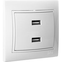 Chargeur Double Usb Europa Charge Rapide Double Usb Encastrable 4.2a - Solera