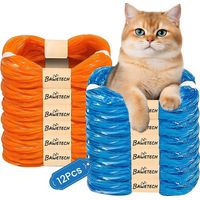 Sac a Litiere pour Chat, Recharge Poubelle a Couche, Sac Poubelle Couche Longueur Totale 54m, Recharge Poubelle à Couche Anti Odeur, Compatible pour Recharge Poubelle et Un Seau à Litière pour Chat