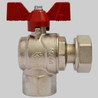 VALVOLA AD ANGOLO FEMMINA CON DADO GIREVOLE 1/2 x 3/4 G F.I.V.