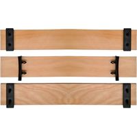 Lot de 3 lattes lit sommier 87,3 cm 873x80x8 mm avec 6 embouts 7 plis, latte lit sommier bz clic clac cadre siege SCM Créations