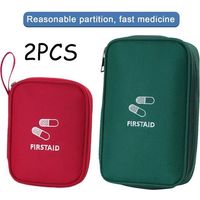HONORNIC - Trousse de Secours,Mini Trousse de Premiers soins étanche,Trousse Pharmacie Voyage Portable,Sac de Rangement de Médicaments Vide
