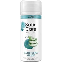 Gillette Satin Care Rasiergel für Frauen mit einem Hauch von Aloe Vera, 75 ml