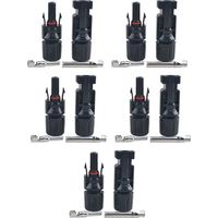 Connecteur photovoltaïque panneau solaire câble photovoltaïque 5pcs