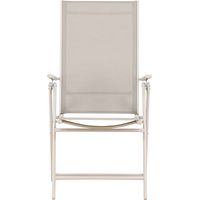 Levanzo chaise de jardin chaise longue beige.