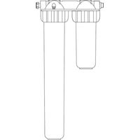 PNEUMATEX Rubinetto Refill Demin 4000 con filtro, ingresso G3/4, uscita G1/2, 8133016