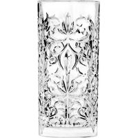 RCR Cristalleria Italiana S.p.a. Linea Tattoo Bicchieri da Acqua e Cocktail in Vetro Moderni Set 6 Bicchieri di Cristallo da 37 Cl