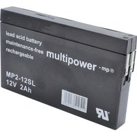 Batterie Plomb 12V 2Ah MP2-12SL Multipower