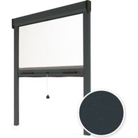 Store moustiquaire LUXE anthracite texturé 7016 H160 x L125