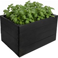 Creative Deco Cassetta in Legno 40 x 30 x 23 cm Scatola Portaoggetti Rustica senza Fessure