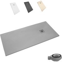 SINDESLIZ Plato Ducha antideslizante STONE GRIS 140x80