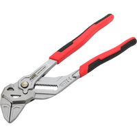 Awtools szczypce nastawne klucz 2w1/ 180mm nikiel black line