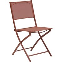 Set di 4 sedie da giardino modula pieghevoli in mogano - Hespéride
