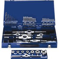 Eventus by Exact 10722 KIT maschi e filiere 43 parti HSS metrica M3, M4, M5, M6, M8, M10, M12