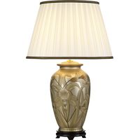 Lampada da tavolo ceramica argento/oro Dian E27 60W