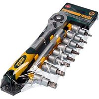 Satz mit 10 Stück 1/2" Torx cr.v ek641