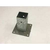 PORTAPILASTRO A BICCHIERE PER PALO QUADRO CM. 9x9 4PZ