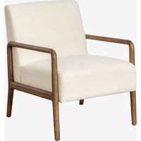 Fauteuil en bois d'hévéa Maylene SKLUM