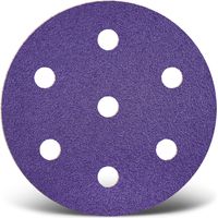 MENZER Titanium HD Klett-Schleifscheiben, 90 mm, 7-Loch, f. Exzenterschleifer, Keramik-Mix (50 Stk.) K150