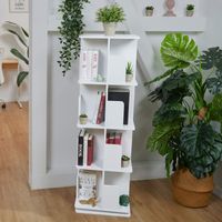 Bibliothèque tournante blanche