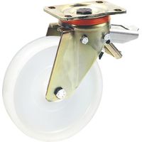 Lenkrolle Polyamid-Rad ø 100 mm Schwerlastrolle mit Feststeller Tragkraft 320 kg