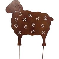 Mouton en métal - Déco jardin 53cm