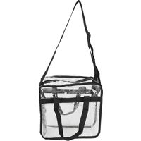 Grand Sac de Voyage Transparent en PVC, Capacité Maxi pour Plage, Courses et Toilette, Pratique et Léger
