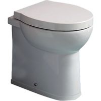 Water Short filomuro rialzato cm. 48x37 bianco lucido di Ceramica