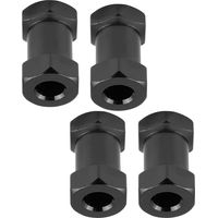 Stück 12mm Sechskant-Radnaben aus Metall für D90 AX10 CC01 SCX10 F350 RC Crawler (Schwarz 20mm)