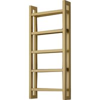 Scaldasalviette ad acqua calda d'oro di 1610mm di altezza e 300mm di larghezza - 674 Watt - STA1610/300SXBRA