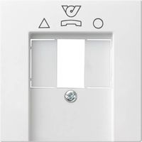 Abdeckung für TDO-Anschlussdose 3x10 System 55 reinweiß glänzend 026003