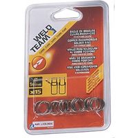 Lincoln Electric – Bague cuivre-phosphore Ø12 mm pour brasage tubes cuivre – Assemblage canalisations eau chaude/froide – Soudure sans décapant
