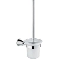 OMNIRES Art Line - Escobilla WC de pared con soporte, cristal lechoso/cromo AL53620CR
