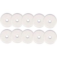 10 disques de cicatrisation anti-hyperplasie pour piercing, anneau de fixation en silicone - A-