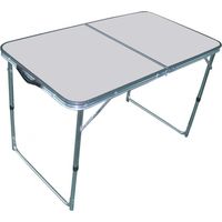 Tavolo rettangolare pieghevole da viaggio 120x60xH68 cm