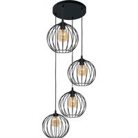 Helam MERCURE Cluster Pendelleuchte Schwarz 40cm