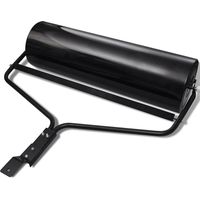 Rouleau à gazon de jardin Noir 68 L