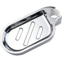 Seifenschale für 22 mm Duschstange, ABS-Kunststoff-Duschseifenhalter, Duschseifenhalter