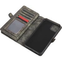 Étui de protection en cuir noir pour iPhone 11 Pro Max/iPhone 11 Pro/iPhone 11 (5,8 pouces)