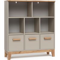 Scaffale per bambini Malia, Cashmere/Artigianale, 98.4 x 113.4 cm, Vitalispa