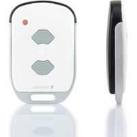 Marantec 101115 Trasmettitore Manuale, Piccolo Telecomando a 2 canali, apriporta azionamento della Porta del Garage, Bianco