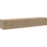 Selsey Nolie - TV-Hängeboard 2-türig, Eichenholzoptik, 175 cm
