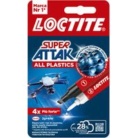 ADESIVO SUPER ATTAK ALL PLASTICS 2G+4ML