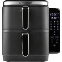 GourmetMaxx FryUp Vertical 15305 Friggitrice ad aria calda 10 l 2 regolatori di temperatura indipendenti, Rivestimento