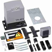 Faac 56303445 Delta 2 Kit Automatisme 230v X Portails Coulissants + 4 Mt Cremag