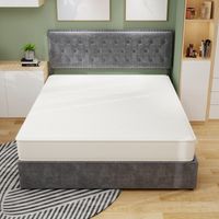 Colchón 3D transpirable - Colchón de 160 x 200 cm - grosor: 23 cm - suave y firme, doble soporte - antirruido - blanco