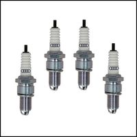 4 candele originali compatibili per vw golf ii 10 37kw motore (hz)