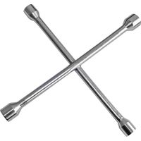 APA 21059 Radkreuz verchromt 17mm 19mm 22mm 13/16 Clé en croix (L x l x H) 355 x 355 x 50 mm