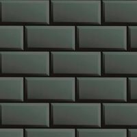 Black Subway Tile Effect Vinyl Wallpaper Paste The Wall Modern Home Kitchen