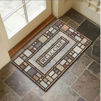40x60cm Paillasson Intérieur , Tapis Entrée Intérieur, Tapis d'entrée Antidérapant et Absorbant, Résistant, Lavable, Tapis Entree pour Porte pour Porte, Couloir, et Balcon