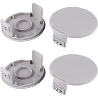Lot de 4 capuchons de rechange pour bobine de débroussailleuse, compatibles avec les débroussailleuses sans fil Ryobi One+ AC14RL3A et Ryobi AC14HCA One+